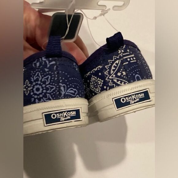 NWT Paisley Floral Toddler Slip-On Loafers Slippers Shoes by OshKosh B’gosh - Picture 6 of 8